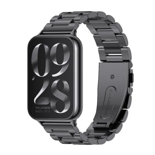 CLASSIC Kovový remienok pre Xiaomi Smart Band 9 Pro čierny