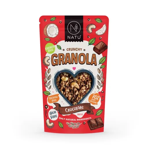 NATU Granola Chrumkavá čokoláda 300 g