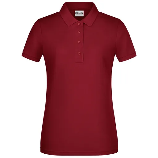 James & Nicholson (Daiber) Dámska polokošeľa z biobavlny 8009 - Vínová | L