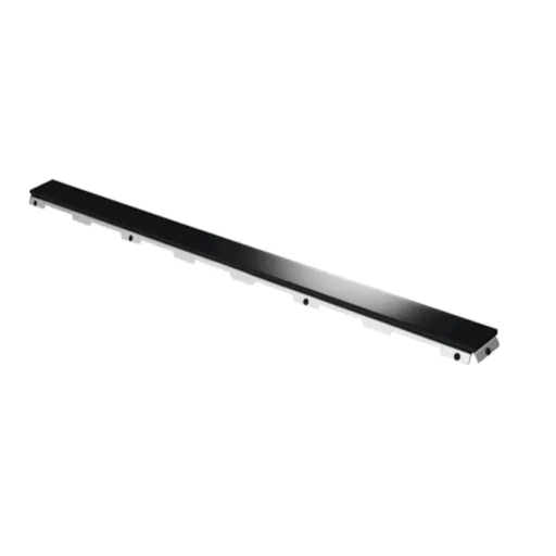 Tece Drainline rošt 95 cm sklo černá lesk plný 601092