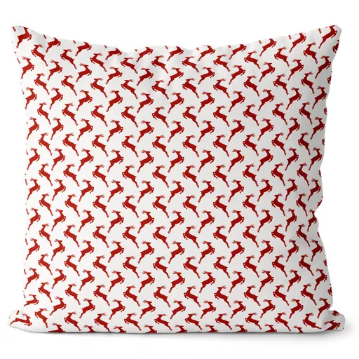 Vankúš Christmas reindeers (Veľkosť: 40 x 40 cm)