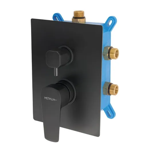 Novaservis Metalia 58 sprchová a vaňová batéria vrátane podomietkového telesa čierna box58051rx,5 BOX58051RX.5