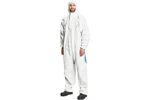 CHEMSAFE COOL overal biela/modrá S