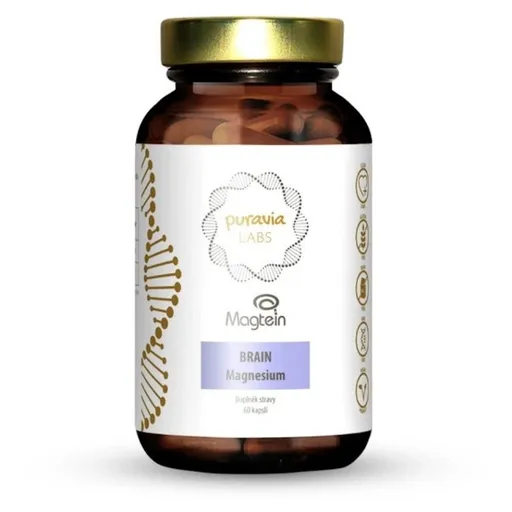 PURAVIA LABS Brain Magnesium 60 kapsúl