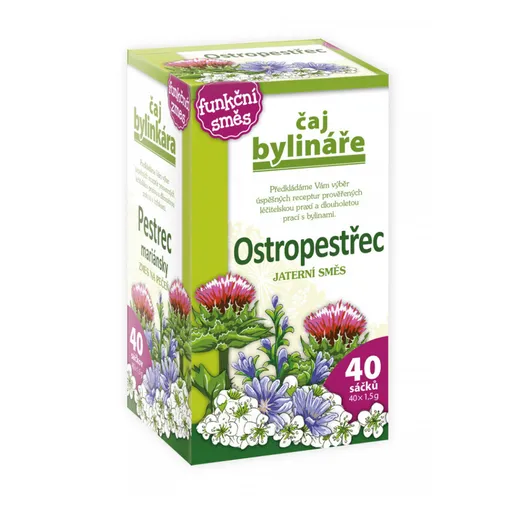 BYLINÁŘ Pestrec pečeňová zmes čaj 40 sáčkov