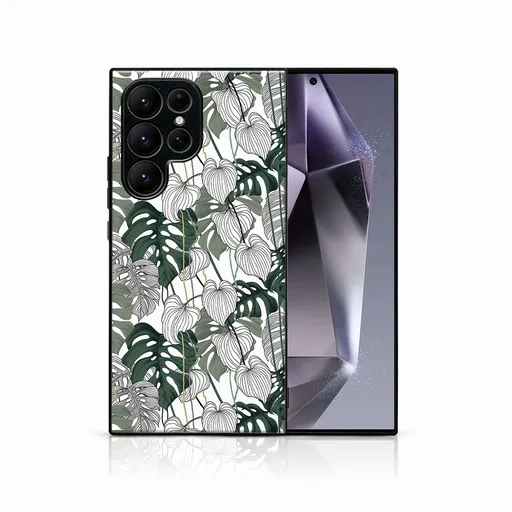 MY ART Ochranný kryt pre Samsung Galaxy S24 Ultra 5G LEAF (175)