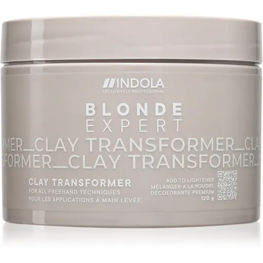 Indola Blond Expert Clay Transformer zosvetľujúci púder pre blond vlasy 120 g