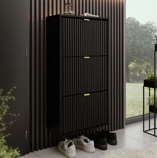 KIER Závesný botník LARO 1 | čierna