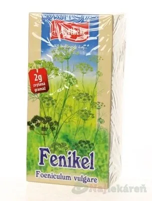 APOTHEKE ČAJ FENIKEL OBYČAJNÝ, 20x2 g