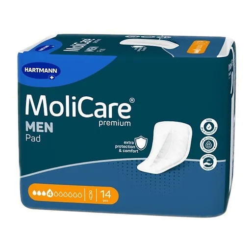 MOLICARE Men inkontinenčné vložky 4 kvapky 14 kusov