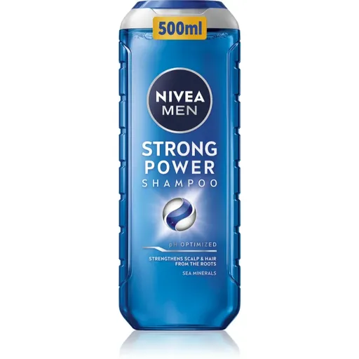 NIVEA MEN Strong Power šampón pre rast vlasov a posilnenie od korienkov 500 ml