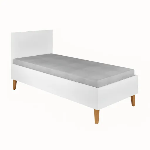 Elvisia Detská posteľ KUBI | biela 80 x 180 cm