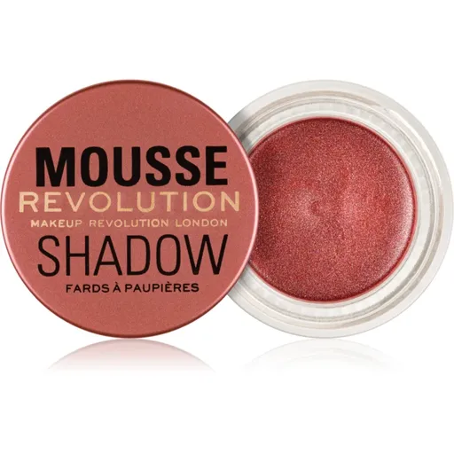 Makeup Revolution Mousse krémové očné tiene odtieň Amber Bronze 4 g