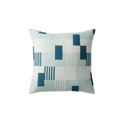 Súprava 2 obliečok na vankúšik s kockovaným vzorom