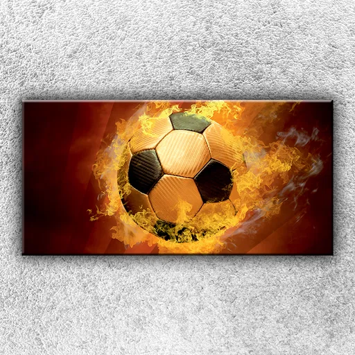 Foto na plátno Plamenná lopta 100x50 cm