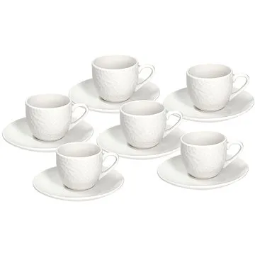 Tognana - Súprava šálok na kávu, 90 ml, s tanierikmi, 6 ks GOLF (GF085010000)