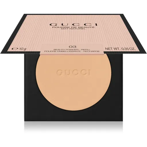 Gucci Gucci Beauty Poudre De Beauté Matte Powder zmatňujúci púder náhradná náplň odtieň 03 10 g