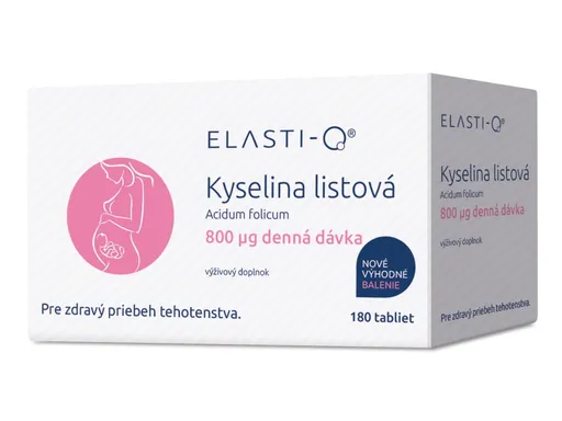 Elasti-Q KYSELINA LISTOVÁ 800 μg tabliet 180 ks