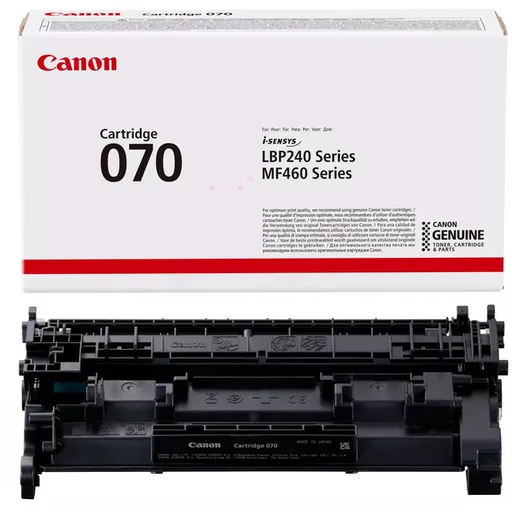 CANON 070 BK - originálny toner, čierny, 3000 strán