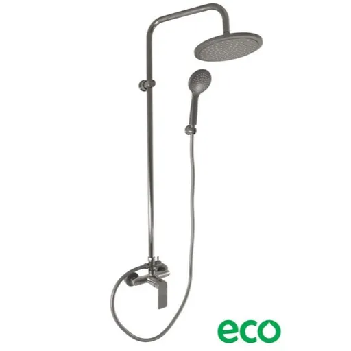 RAV SLEZÁK Nil sprchový systém kartáčovaná metal grey nl182.5/7-1mgk NL182.57-1MGK