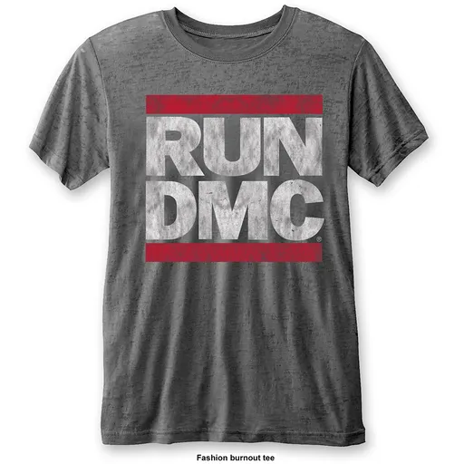 Run-DMC tričko DMC Logo Šedá XXL