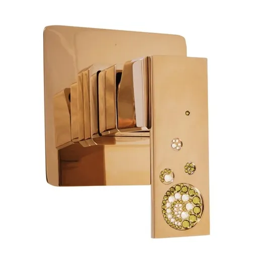 Sprchová batéria RAV Slezák vrátane podomietkového telesa v zlatom prevedení ROYAL1083Z