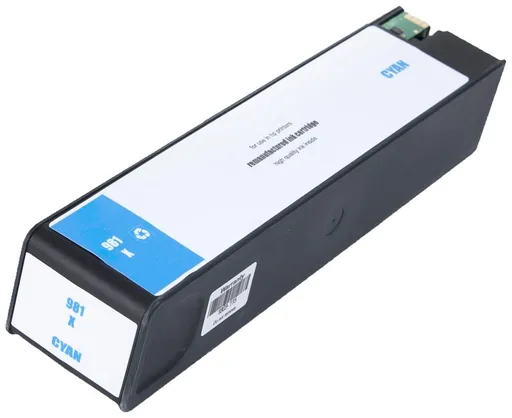 HP L0R09A - kompatibilná cartridge HP 981X, azúrová, 116ml