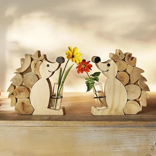 Weltbild Dřevěná dekorace Ježci Fritz