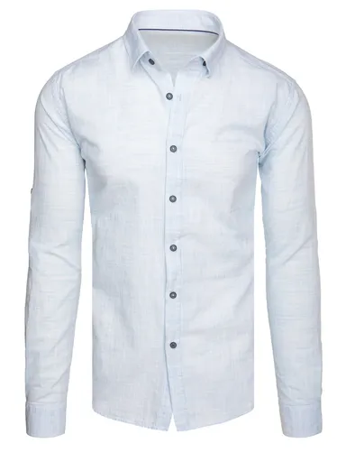 Košeľa pánska casual svetlomodrá Dstreet DX2654