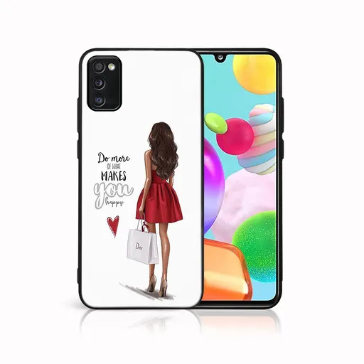 MY ART Ochranný obal pre Samsung Galaxy A41 RED DRESS (137)