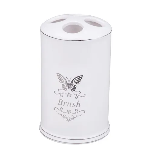 Držiak kefiek Optima Provence biela PRO11