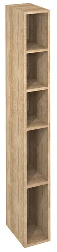 SAPHO - ESPACE otvorená policová skrinka 20x172x32cm, dub Alabama ESC100-2222