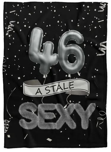 Deka Stále sexy – Čierna (vek: 46, Podšitie baránkom: NE)