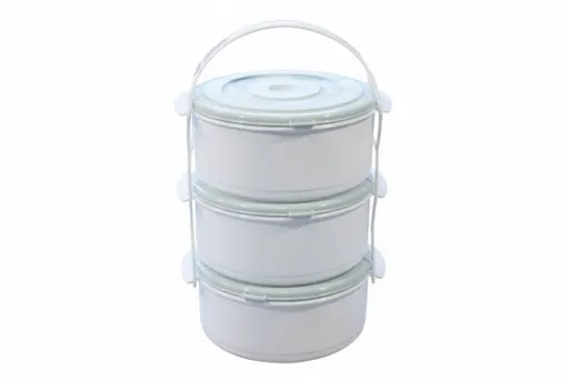 MAKRO - Obedár / jedlonosič 3 dielny 3x1L, plastový