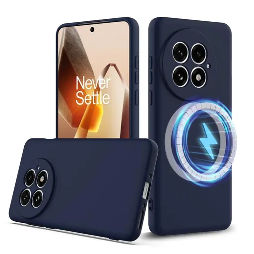 RUBBER MAGSAFE Silikónový kryt pre OnePlus 13 5G NAVY BLUE