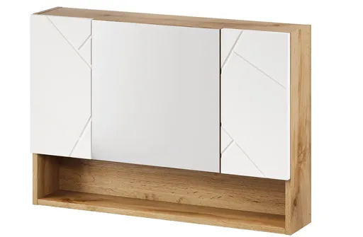 Szynaka Zrkadlová skrinka MAZI WHITE 58 | 80 cm