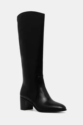 Kožené čižmy Lauren Ralph Lauren Charly