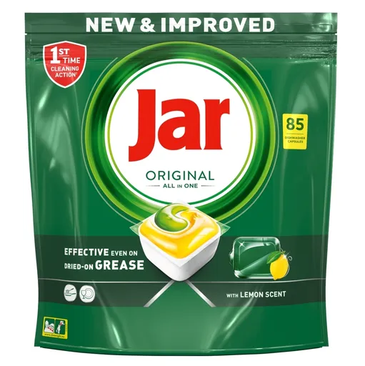 JAR Tablety do umývačky Original All-in-One Yellow 85 ks