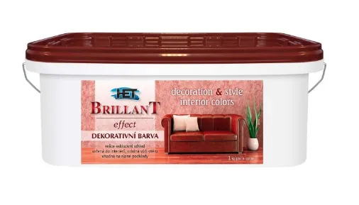 BRILLANT EFFECT - Farba so vzhľadovým efektom 1 kg polopriehľadná