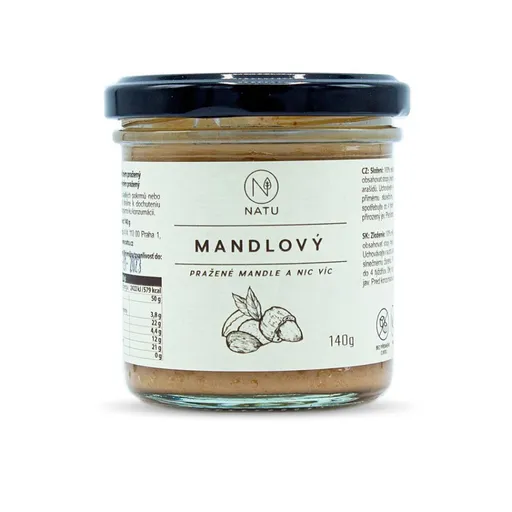 NATU Mandľový krém pražený 140 g