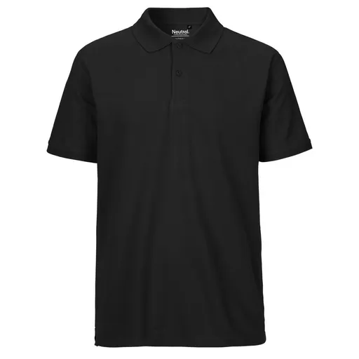 Neutral Pánska polokošeľa Classic z organickej Fairtrade bavlny - Čierna | 2XL