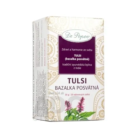 Dr. Popov Bylinný čaj TULSI (bazalka posvätná)