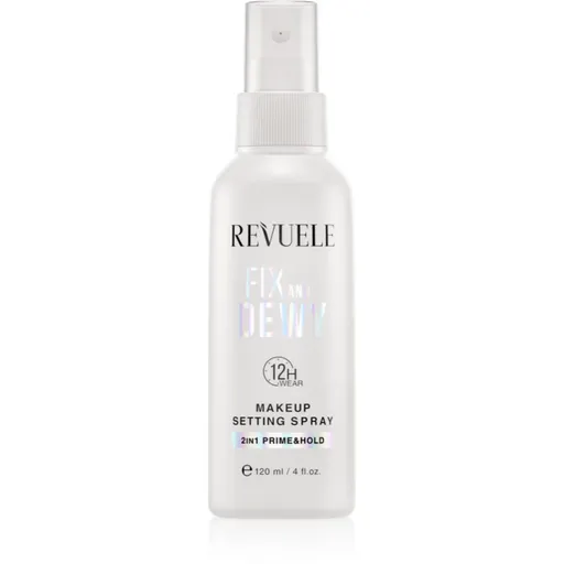 Revuele Makeup Setting Spray Fix And Dewy fixačný sprej na make-up pre rozjasnenie pleti 120 ml
