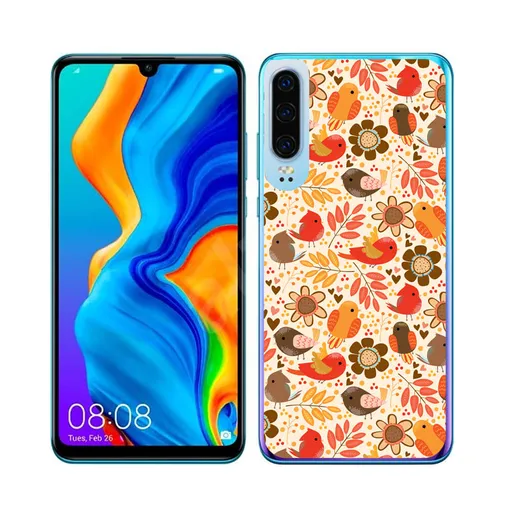 PROTEMIO MY ART Ochranný obal Huawei P30 BIRDS (004)