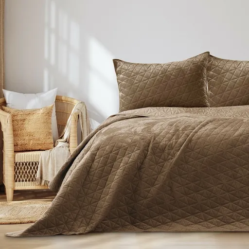 Restilo Prehoz na posteľ Laila capuccino, 220 x 240 cm