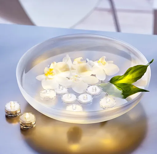 Weltbild LED Čajové svíčky Aqua, 12 ks