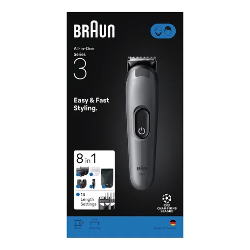 BRAUN Series 3 AIO3540 8v1 sada pre starostlivosť o telo