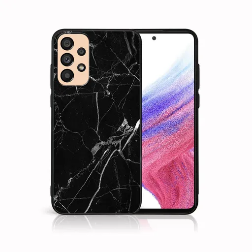 MY ART Ochranný kryt Samsung Galaxy A23 / A23 5G BLACK MARBLE (142)