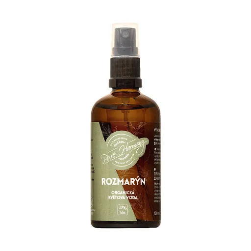 PURE HARMONY Organická kvetová voda rozmarín BIO 100 ml