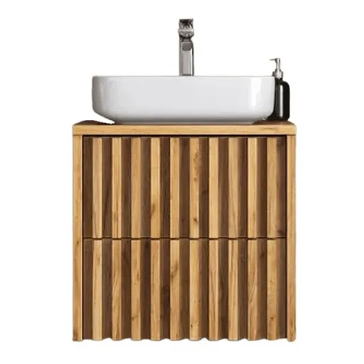 Kúpeľňová skrinka s krycí doskou SAT Delano 60x46 cm kúpeľňová skrinka mat DELANO60ZDDE